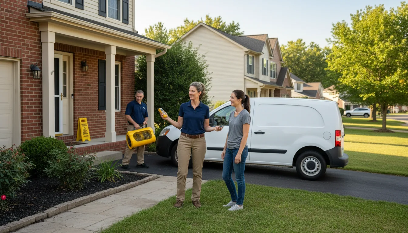Water restoration image for Dehumidification And Cleanup Services in Azalea, OR